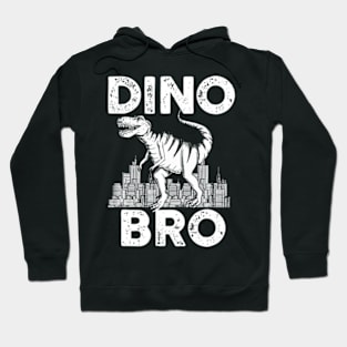 Dino-Bro Brother Dinosaur Family Matching Hoodie